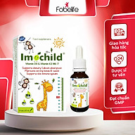 Siro Bổ Sung Vitamin D3K2 Giúp Bé Xương Chắc Khỏe Phát Triển Chiều Cao Imochild D3K2 - Lọ 20ml