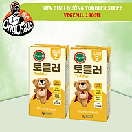 Khay Sữa Dinh Dưỡng Vegemil Toddler Step 2 - Dành Cho Trẻ Từ 12- 36 tháng tuổi (16 hộp)