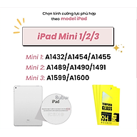 Kính cường lực cho iPad Mini /1/2/3/4/5/6/ Gen 5/6 /7/8/9/10, Pro 11 inch trong suốt Glass 9H ( hàng chính hãng)