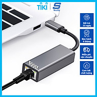 Hub Chuyển Đổi USB TypeC Ra Cổng Mạng Lan RJ45 1000Mbps Gigabit Ethernet thumbnail