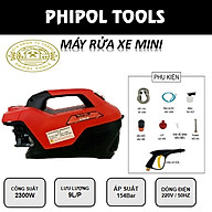 Máy rửa xe công suất 2300W PHIPOL TOOLS PH-QXJ06E tặng kèm nhiều phụ kiện kèm theo - Hàng Chính Hãng