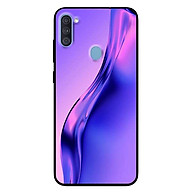 Ốp lưng dành cho Samsung A11 mẫu Đường Cong Tím Xanh