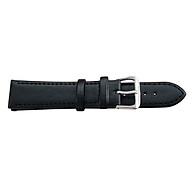 2-7pack Soft Leather Watchband Women Men Quick Release Wrist Watch Strap Black thumbnail