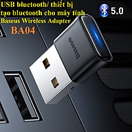 USB Bluetooth / thiết bị tạo bluetooth cho máy tính Baseus Wireless Adapter BA04 - Hàng chính hãng