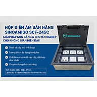 Hộp điện âm sàn nâng Sinoamigo SCF-245C, lắp 9-12 thiết bị - Hàng nhập khẩu chính hãng