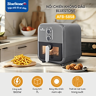 Nồi Chiên Không Dầu BlueStone AFB-5858 7 Lít 1800W - Hàng Chính Hãng