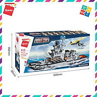 Bộ Đồ Chơi Xếp Hình Thông Minh Lego Quân Sự Qman Tàu Chiến Hạm 112 Cho Trẻ Từ 6 Tuổi 910 Chi Tiết thumbnail
