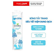 Bông Tẩy Trang Siêu Tiết Kiệm Dung Dịch Ceiba Cotton 80 Miếng thumbnail