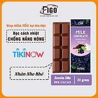 Kẹo Socola sữa 50% Cacao FIGO nhân Nho khô, giòn thơm thumbnail