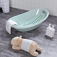Chậu tắm Elip kèm võng tắm chống trượt cho bé (Giao màu ngẫu nhiên) thumbnail