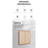 CÔNG TẮC ĐÔI 2 CHIỀU 04058D AKKO STAR   - HÀNG CHÍNH HÃNG