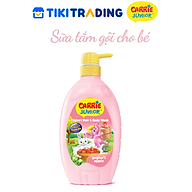 Chai Sữa Tắm Gội cho bé Carrie Junior Yoghurt hương trái cây thiên nhiên 700g