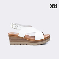 Giày Sandal Nữ Đế Xuồng XTI White Pu Ladies Sandal thumbnail