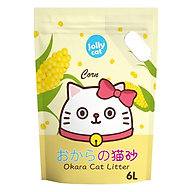 Cát Vệ Sinh Đậu Nành An Toàn Cho Mèo Không Bụi JollyCat Tofu 6L - Bắp thumbnail