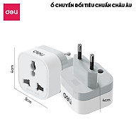 Phích Cắm Chuyển Đổi 3 Chân Sang 2 Chân, Ổ Cắm Tiêu Chuẩn Châu ÂU, Mỹ, Anh Dùng Đa Quốc Gia Du Lịch