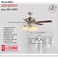 AZP - ĐÈN QUẠT TRẦN / ĐÈN TRANG TRÍ / ĐÈN PHÒNG KHÁCH / PHÒNG NGỦ AZP-QT5213 phong cách đương đại, hàng nhập khẩu AZP