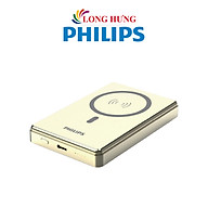 Sạc dự phòng từ tính không dây Philips Magnetic Wireless 10000mAh DLP3920 - Hàng chính hãng