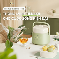 Nồi Nấu Chậm Bear 1L SC-4H10E - Hàng Chính Hãng