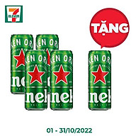 Combo 5 Bia Heineken Lon Cao 330ml. thumbnail