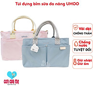 Túi xách bỉm sữa mẹ và bé UMOO kèm dây đeo chéo chất liệu vải dệt chống nước Mang cả thế giới bên mình vẫn gọn gàng, tươm tất