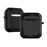 Ốp Bảo Vệ Chống Sốc Armor TPU PC Cho Airpods 1,2 / Airpods 3/ Airpods Pro/ Airpods Pro 2 Kèm Móc Treo- Hàng Chính Hãng