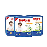 Combo 3 Tã/bỉm quần HUGGIES SKINCARE gói BIG JUMBO size XXL36 miếng