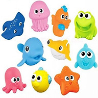 Hộp đồ chơi tắm sinh vật biển 10 con hiệu Winfun - tặng đồ chơi tắm 2 món thumbnail