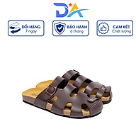 Giày sandals dáng rọ quai hậu DA PU xuất khẩu đế trấu Briken Unisex hàng thumbnail