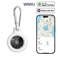 Thiết bị định vị tracker iTag WIWU qua Find My App chống mất thất lạc cho trẻ em người gia thú cưng đồ vật móc khóa - Hàng nhập khẩu