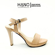 HANO - Sandal quai ngang cao gót nhọn 9cm đế đúp SD0014 thumbnail