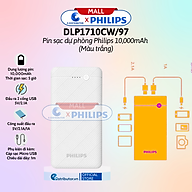 Pin Sạc Dự Phòng Philips 10,000mAh vỏ Kim Loại - 20,000mAh - Hàng Chính Hãng - Bảo Hành 12 Tháng