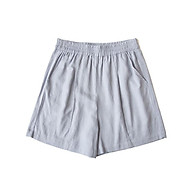 Quần short nữ SSSTUTTER cạp chun chất linen thoải mái summerset shorts thumbnail