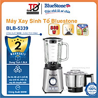 Máy Xay Sinh Tố BlueStone BLB-5339, 800W Cối Thủy Tinh Và Inox 304, Xay được hạt và đá, Hàng chính hãng