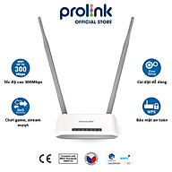 Bộ phát Wifi PROLiNK PRN3009 chuẩn N 300Mbs, râu kép phát sóng khỏe thumbnail
