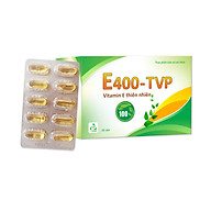 Thực phẩm bảo vệ sức khỏe E400 TVP - Bổ sung Vitamin E thiên nhiên, Hỗ trợ làm đẹp da, chống oxy hóa, lão hóa da (30 viên) thumbnail