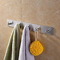 Thanh treo quần áo 5 chấu inox 304 dán tường Hobby Home Decor 5TV160