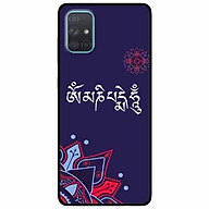 Ốp lưng dành cho Samsung A51 mẫu Om Mani Tiếng Phạn