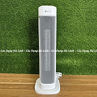 Máy sưởi gốm Elmich CHE-8644, Công suất 2000W, Điều khiển núm xoay, 1 mức gió mát và 2 mức gió ấm, Tự động ngắt khi đổ, Xoay 60 độ, Bảo hành 2 năm - Hàng chính hãng