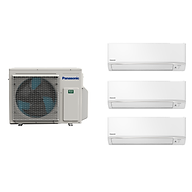 Hệ Thống Máy Lạnh Multi Split Panasonic Inverter Combo Công suất 3HP + 03 dàn lạnh 1.0HP - Hàng Chính Hãng