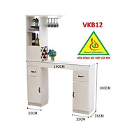 Quầy bar mini kết hợp tủ rượu VKB12 ( không kèm ghế) - Nội thất lắp ráp Viendong Adv