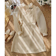 Đầm công sở vải bố tay voan Tweed Dress thumbnail