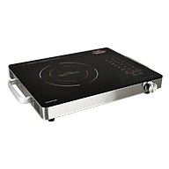 Bếp hồng ngoại 2 vòng nhiệt 2200W Ladomax HA-669 mặt bếp cường lực xuất xứ tại Đức, điều khiển cảm ứng+cơ - Hàng chính hãng