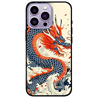 Ốp lưng cho iPhone 12 - iPhone 12 Pro - 12 Pro Max - 13 Mini - iPhone 13 - 13 Pro - 13 Pro Max - Rồng Xanh Trên Biển - Hàng Chính Hãng