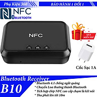 ROGTZ - Bộ Nhận Bluetooth NFC BL-B10 - Bluetooth 4.1, Phạm vi hoạt động 10m, Nguồn DC 5V/2A, Cổng kết nối Bluetooth USB RCA 3.5mm, Hỗ trợ NFC, Phát nhạc từ USB, Âm thanh chất lượng cao, Kết nối dễ dàng - Hàng Chính Hãng