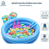 Bộ Đồ Chơi Câu Cá Bằng Nam Châm Kích Thước Bể Lớn, Nhiều Chi Tiết Cá Và Sinh Vật Biển – Đồ Chơi Giáo Dục Cho Trẻ Em - HÀNG CHÍNH HÃNG MINIIN