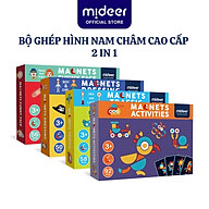 Xếp Hình Nam Châm Mideer Magenetic Game, Bộ đồ Chơi Tư Duy Trí Tuệ Cho Bé 2 3 4 5 Tuổi