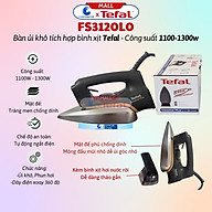 Bàn Ủi Khô Tích Hợp Bình Xịt Nước Tefal FS3120L0 - Công Suất 1300W -  Hàng Chính Hãng