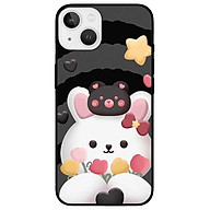 Ốp lưng cho iPhone 12 - iPhone 12 Pro - 12 Pro Max - 13 Mini - iPhone 13 - 13 Pro - 13 Pro Max - Thỏ Trắng Sao - Hàng Chính Hãng