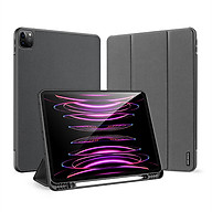 Bao Da Dành Cho iPad Pro 12.9 2020 / 2021 / 2022 Dux Ducis Domo Series Có Khe Cắm Bút, Tự Động Tắt Mở - Hàng Chính Hãng