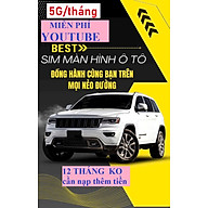 Sim 4G -5G Mobifone chuyên mạng lắp màn hình oto sử dụng 12 tháng không phải nạp thêm tiền- Hàng chính hãng